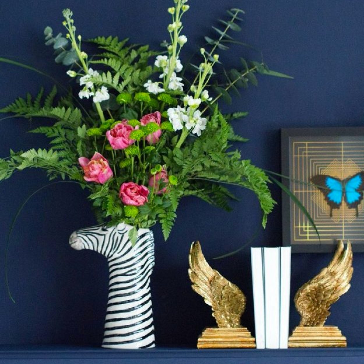 Zebra Bloemenvaas - SuperMatique