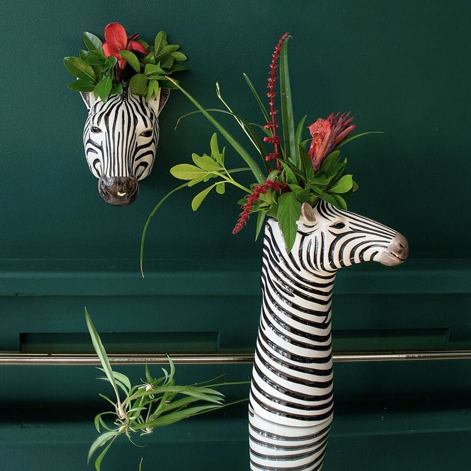Zebra wandvaas Quail Ceramics - SuperMatique