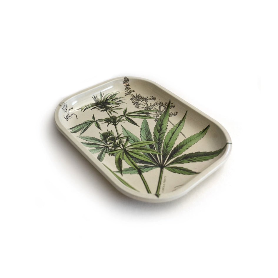 Cannabisplant Klein Metalen Dienblad - SuperMatique - SuperMatique