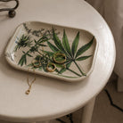 Cannabisplant Klein Metalen Dienblad - SuperMatique - SuperMatique