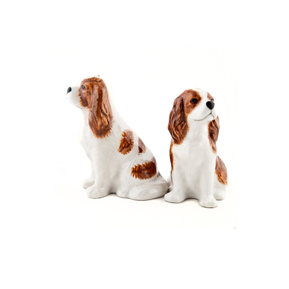 Cocker Spaniel Blenheim Hond Peper en Zout - Quail Ceramics - SuperMatique