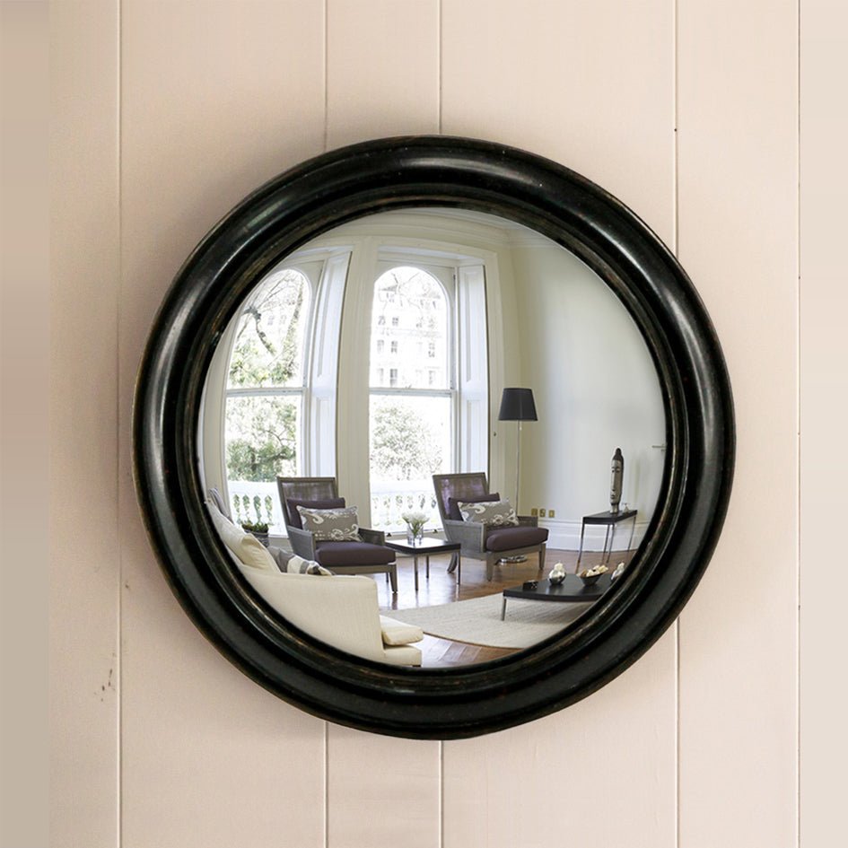 Convex Spiegel Antiek Zwarte Lijst Medium / MK11 - SuperMatique - SuperMatique