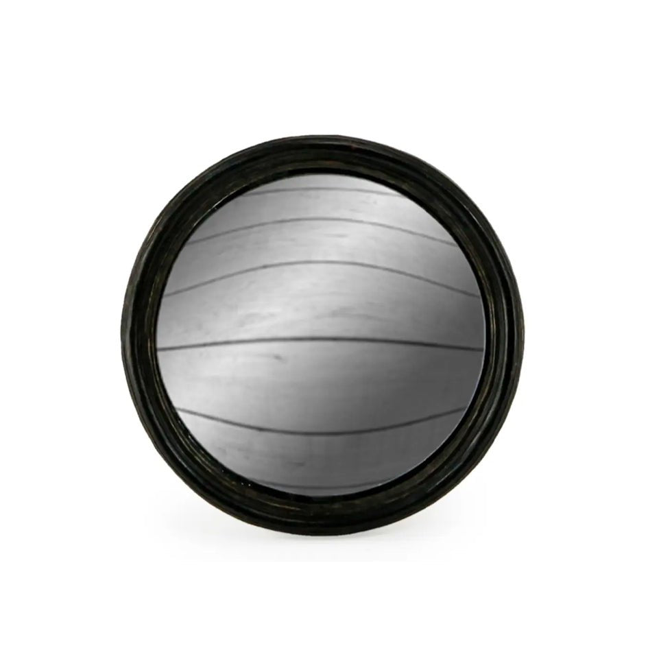 Convexe Spiegel Antiek Zwarte Dunne Kader Medium - SuperMatique