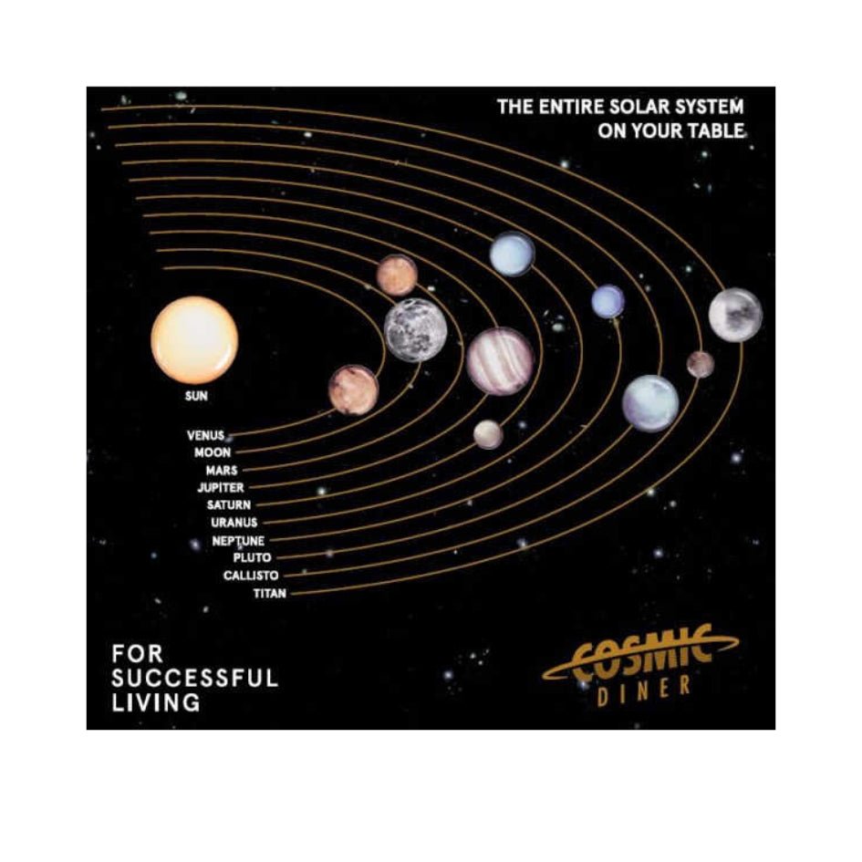 Cosmic Diner Saturnus Seletti Ontbijtbord - SuperMatique