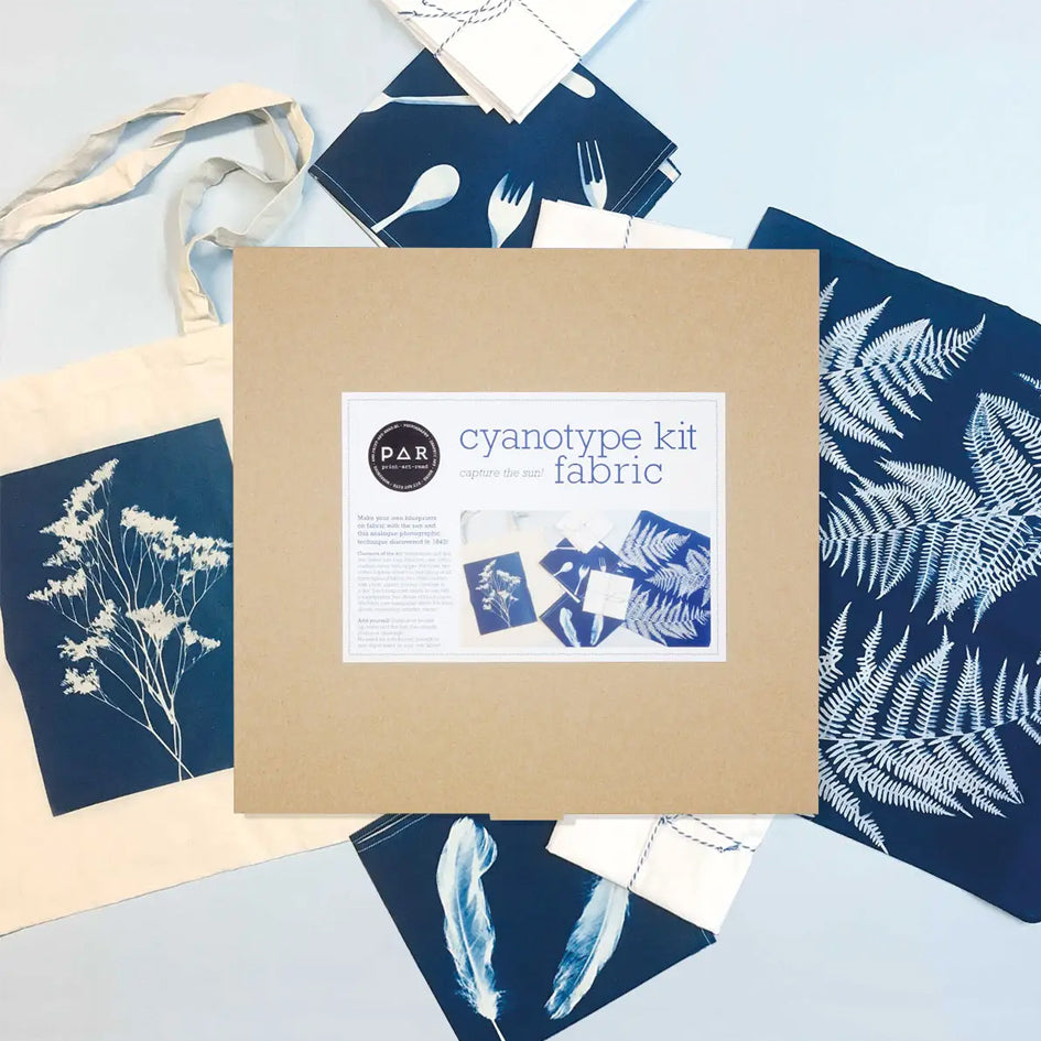 Afbeelding van kreative kit voor cyanotype textiel druk P.A.R. - SuperMatique