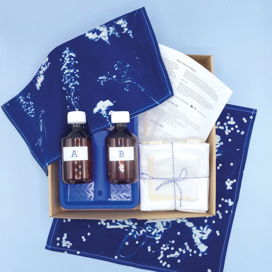 Afbeelding van kreative kit voor cyanotype textiel druk P.A.R. - SuperMatique