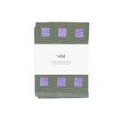 Geruite Grafische Theedoek Lila Groen - Wrap - SuperMatique