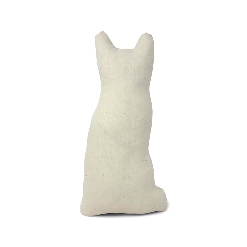 Gestreepte Cyperse Kat Sierkussen - Broderpress - SuperMatique