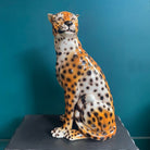 Groot Keramiek Cheetah Beeld M (Hoogte 58 cm) - SuperMatique - SuperMatique