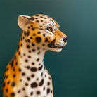 Groot Keramiek Cheetah Beeld XL (Hoogte 84 cm) - SuperMatique - SuperMatique