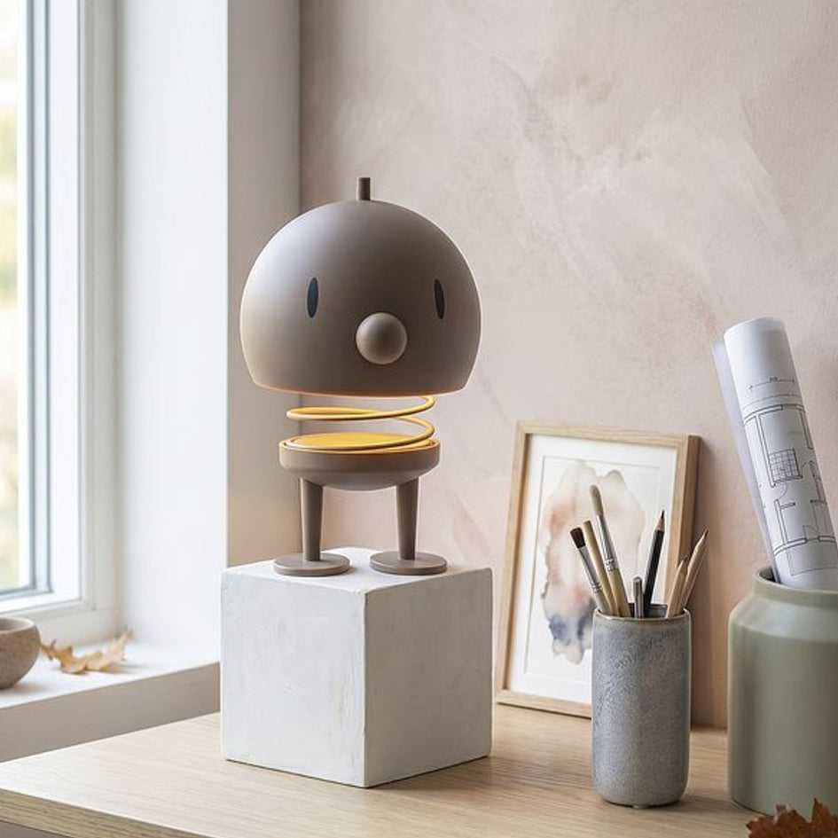 Afbeelding van LED-lamp in choco bruin Hoptimist figuur Hoptimist - SuperMatique