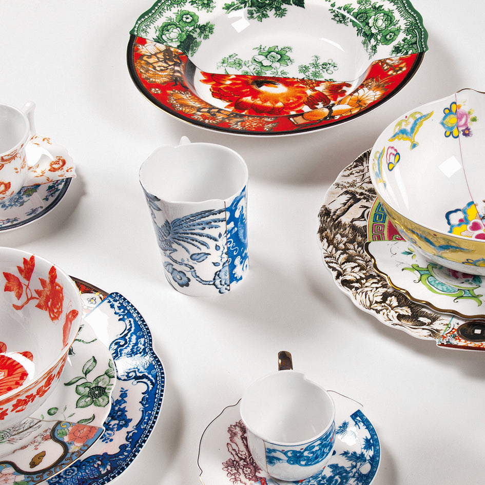 Afbeelding van porselein servies uit de Hybrid collectie van Seletti - SuperMatique