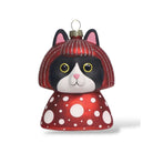 "Kusameow" Yayoi Kusama Tuxedo Kat Kerstornament - Naked Decor - SuperMatique