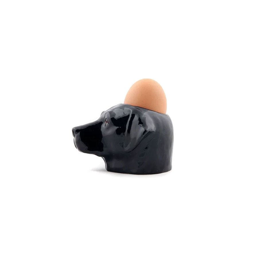 Labrador Zwart Eierdopje Quail Ceramics - SuperMatique