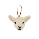 Afbeelding van cadeauhanger handgemaakt van getuft wol in vorm van een lammetje Doing Goods - SuperMatique