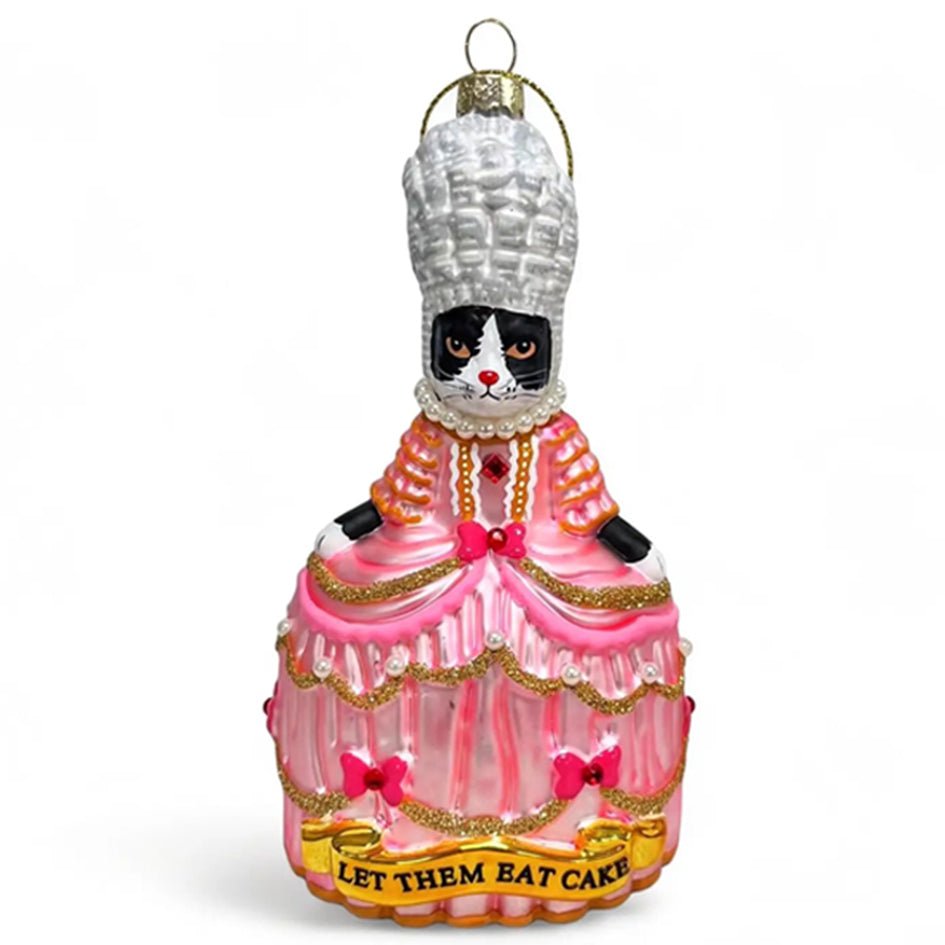 Marie Antoinette Tuxedo Kat Kerstornament - Naked Decor - SuperMatique