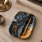 Marmer Galaxy Klein Metalen Dienblad - SuperMatique - SuperMatique