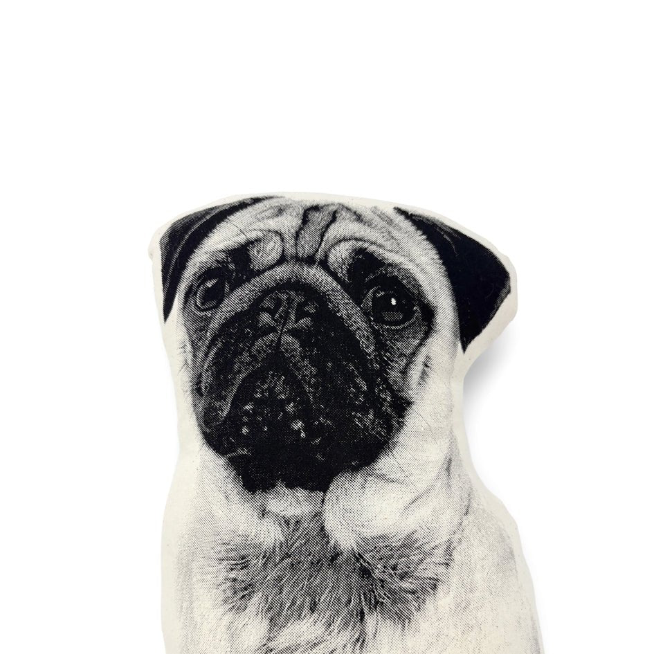 Mopshond Pug Sierkussen - Broderpress - SuperMatique