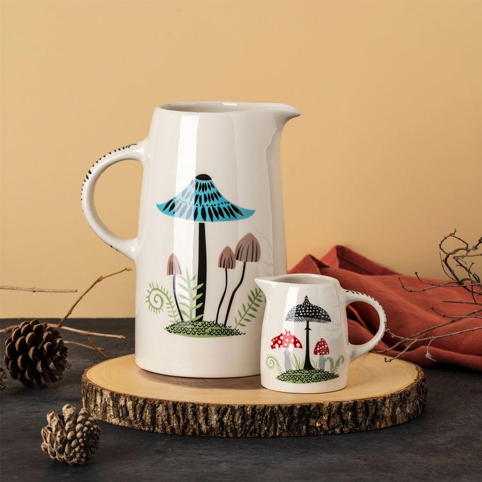 Paddenstoelen Keramiek Schenkkan Groot - Hannah Turner Ceramics - SuperMatique