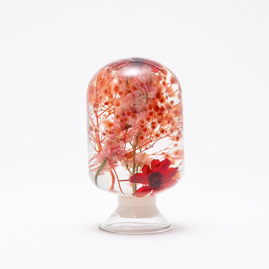 'Pieces Of Time' Herbarium / Presse - Papier 'Red Zinnia' - Style Jieum - SuperMatique