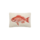 Red Snapper Handgeknoopt Kussen - SuperMatique - SuperMatique