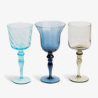 Set van 6 Wijnglazen Blauw/Groen - Bitossi Home - SuperMatique