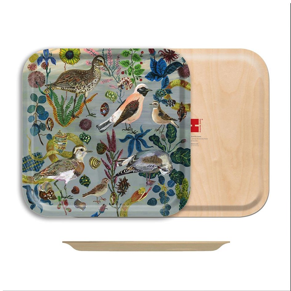 Vierkant Dienblad 'Birds in the Dunes' - Avenida Home - SuperMatique