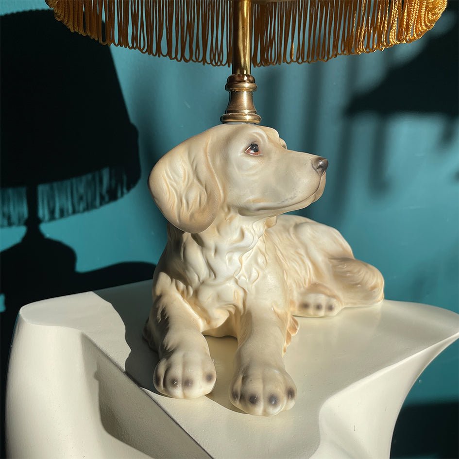 Vintage Keramiek Labrador Hond Tafellamp - t.i.p. Lights - SuperMatique