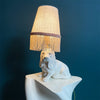 Vintage Keramiek Witte Cocker Spaniël Tafellamp - t.i.p. Lights - SuperMatique