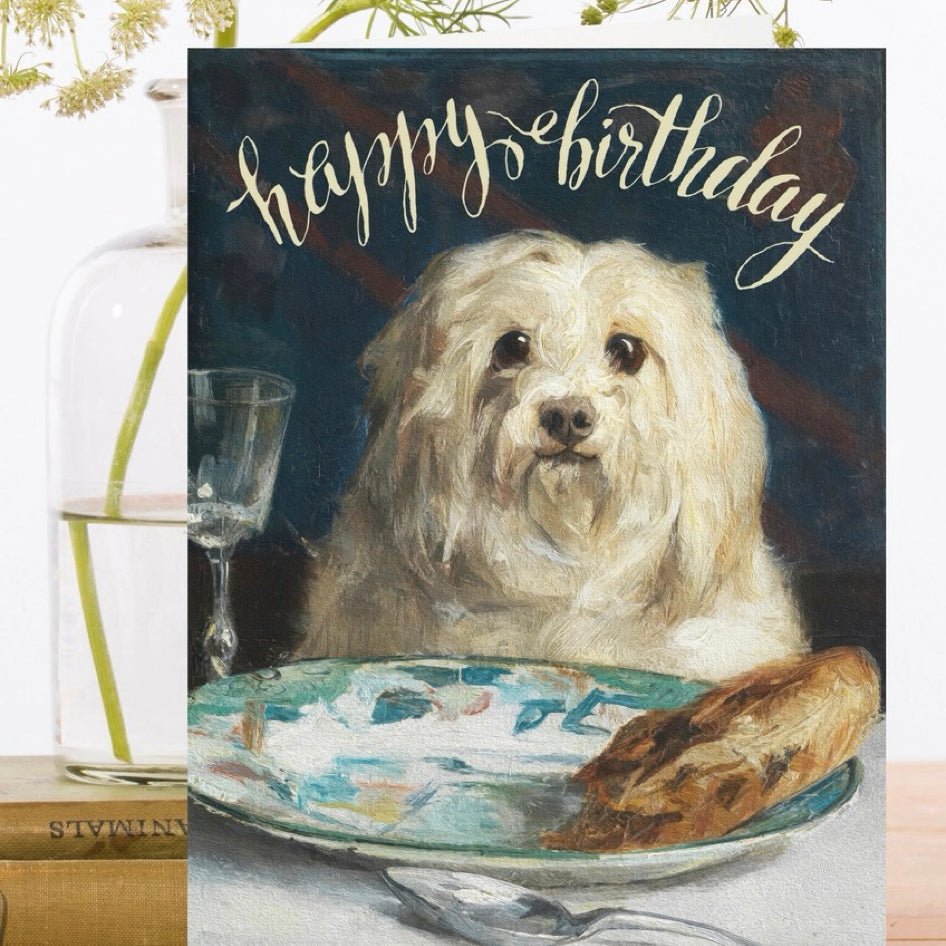 Wenskaart At the Table 'Happy Birthday' - Madame Treacle - SuperMatique