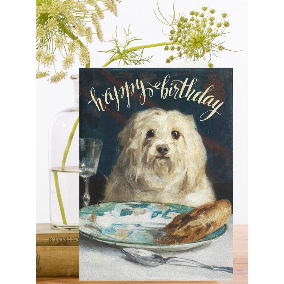 Wenskaart At the Table 'Happy Birthday' - Madame Treacle - SuperMatique
