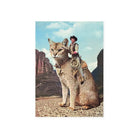 Wenskaart 'Cat Lone Ranger' - East End Prints - SuperMatique