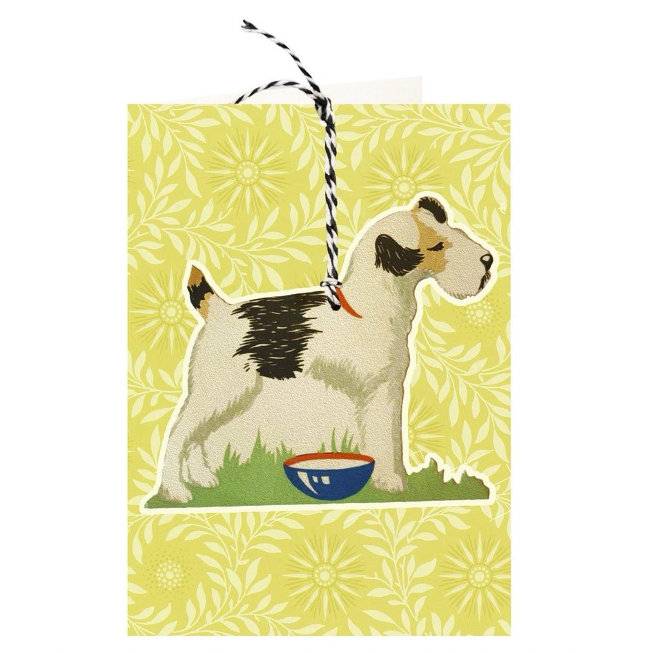 Wenskaart 'Dog & Bowl' - Madame Treacle - SuperMatique