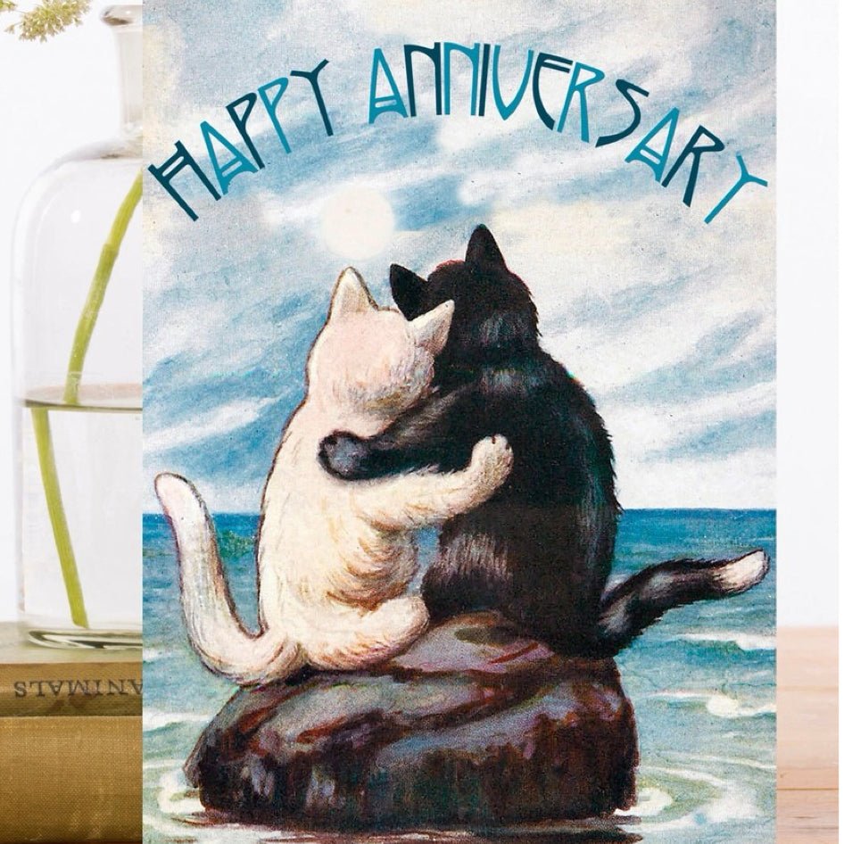 Wenskaart Happy Anniversary 'Gazing at the Moon' - Madame Treacle - SuperMatique