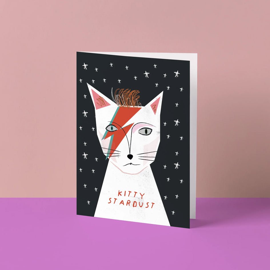 Wenskaart Kitty Stardust - Niaski - SuperMatique