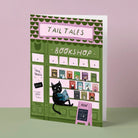 Wenskaart 'Tail Tales Bookshop' - Niaski - SuperMatique