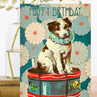 Wenskaart Terrier 'Happy Birthday' - Madame Treacle - SuperMatique