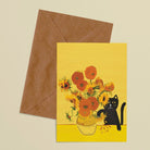 Wenskaart Vincat van Gogh Met Zonnebloemen - Niaski - SuperMatique