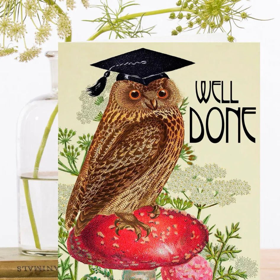 Wenskaart 'Wise Owl' - Madame Treacle - SuperMatique