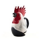 Zwart - witte Dorking Haan Schenkkan Groot - Quail Ceramics - SuperMatique