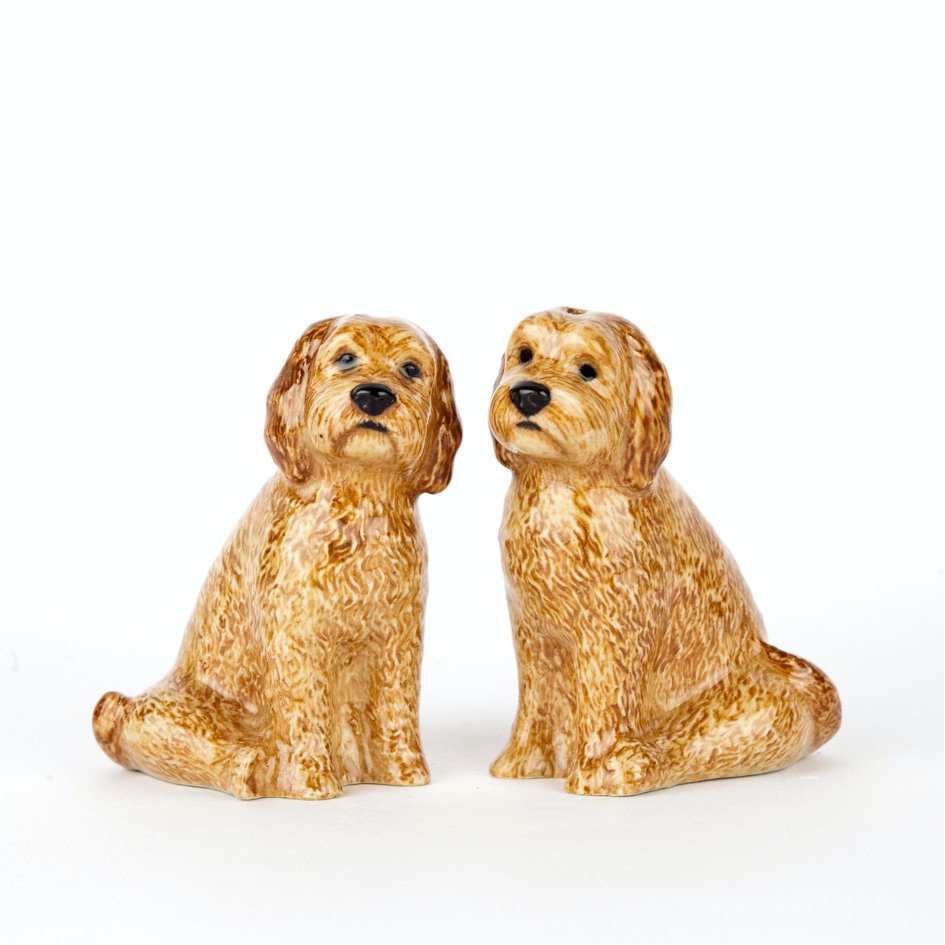 Abrikoos Labradoodle peper en zout Quail Ceramics - SuperMatique