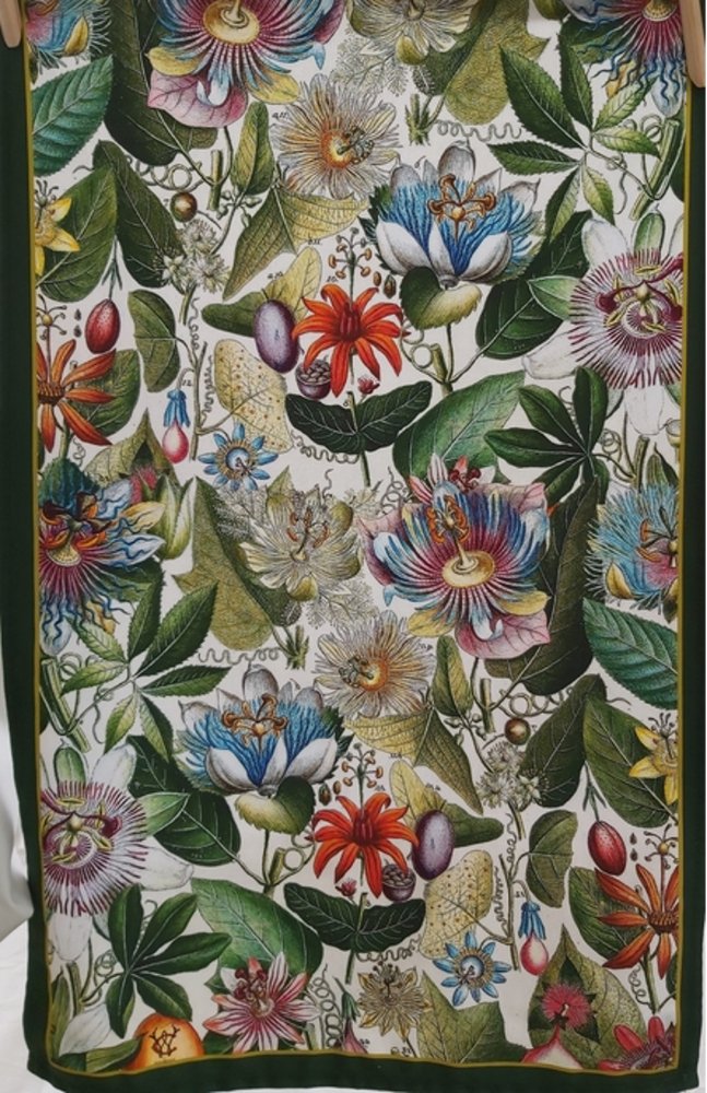 Antieke Passiebloem Print Theedoek - SuperMatique