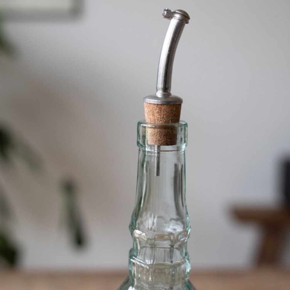 Assisi glazen fles met kurk - SuperMatique