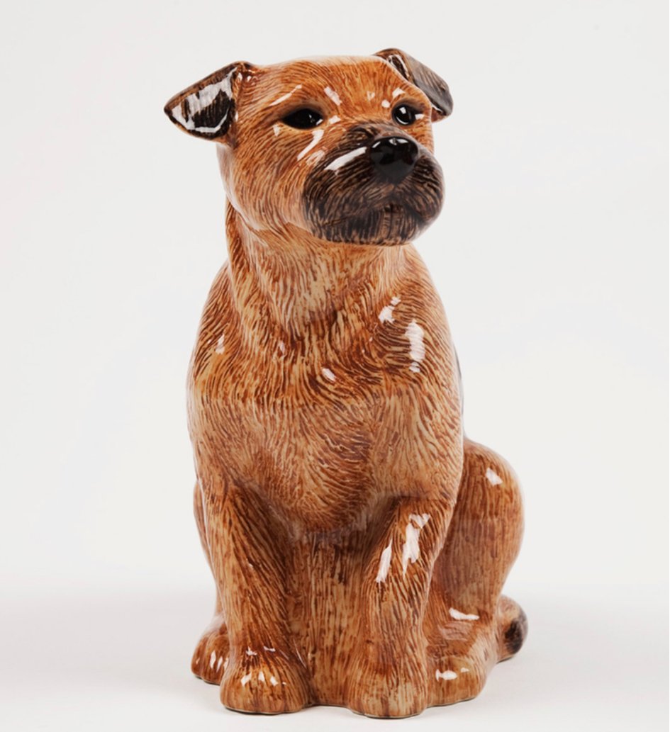 Border Terrier Bloemenvaas Quail Ceramics - SuperMatique