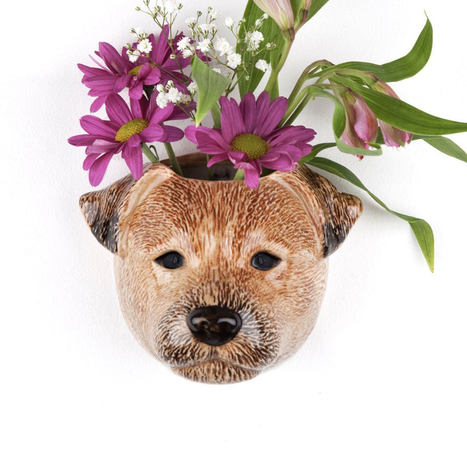 Border Terrier Hond wandvaas Quail Ceramics - SuperMatique