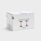 Champagne coupe roze set van 2 &Klevering - SuperMatique