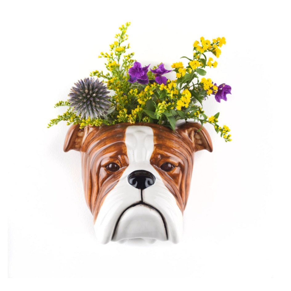 Engels Bulldog Hond wandvaas Quail Ceramics - SuperMatique