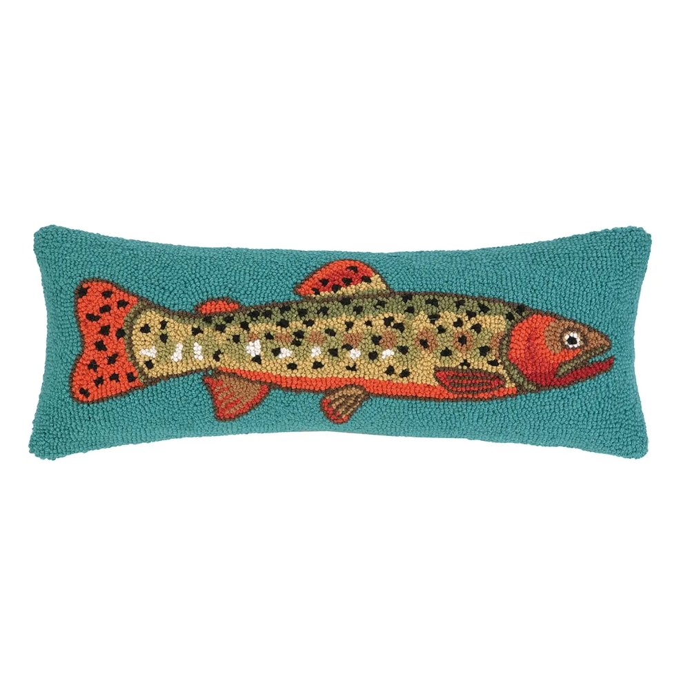 Forel handgeknoopt kussen - SuperMatique