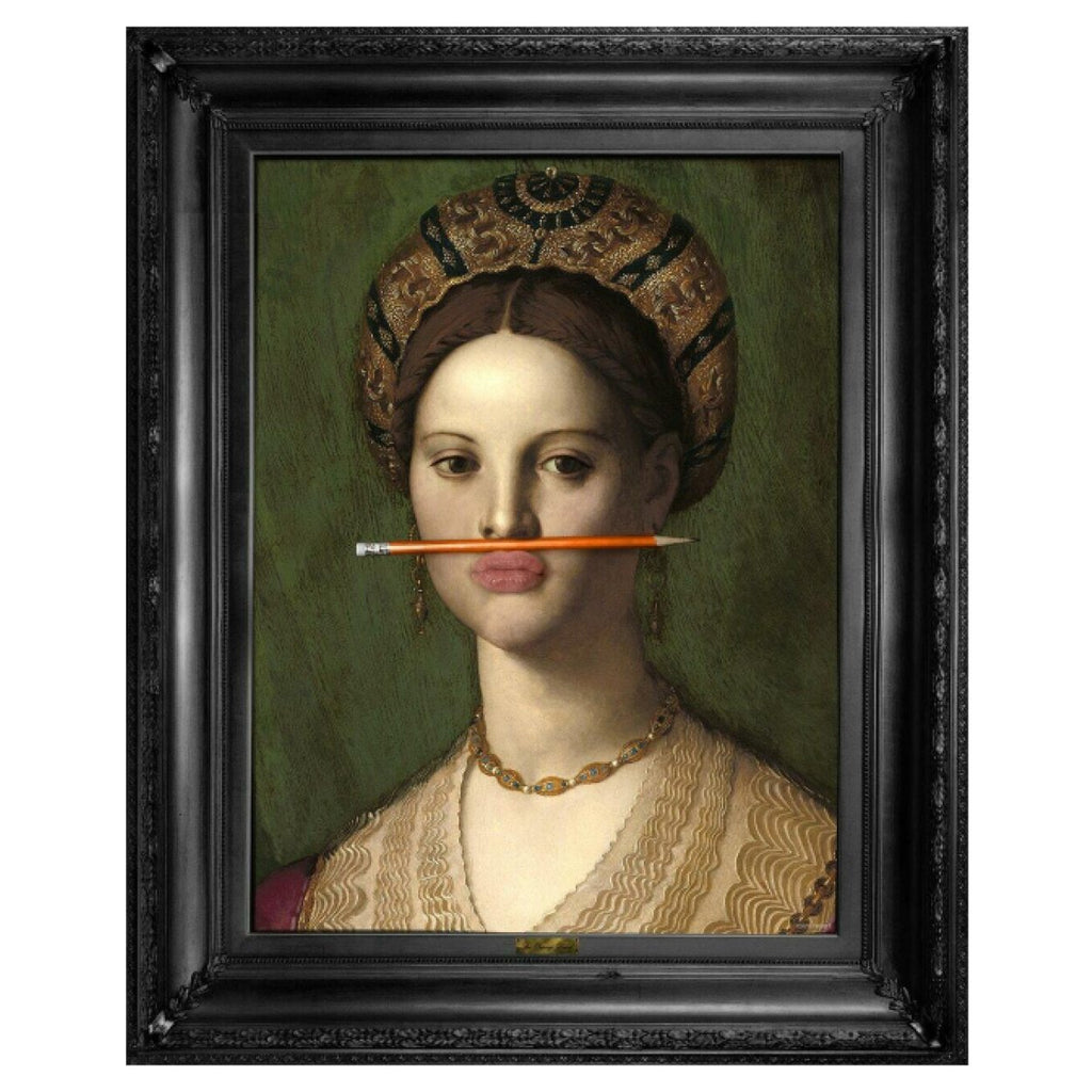 Girl with the Orange Pencil - SuperMatique