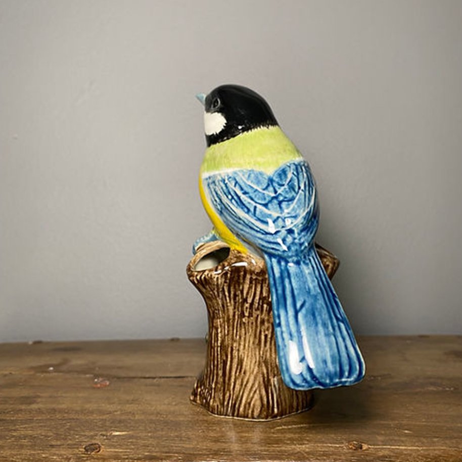 Koolmees klein bloemenvaasje Quail Ceramics - SuperMatique